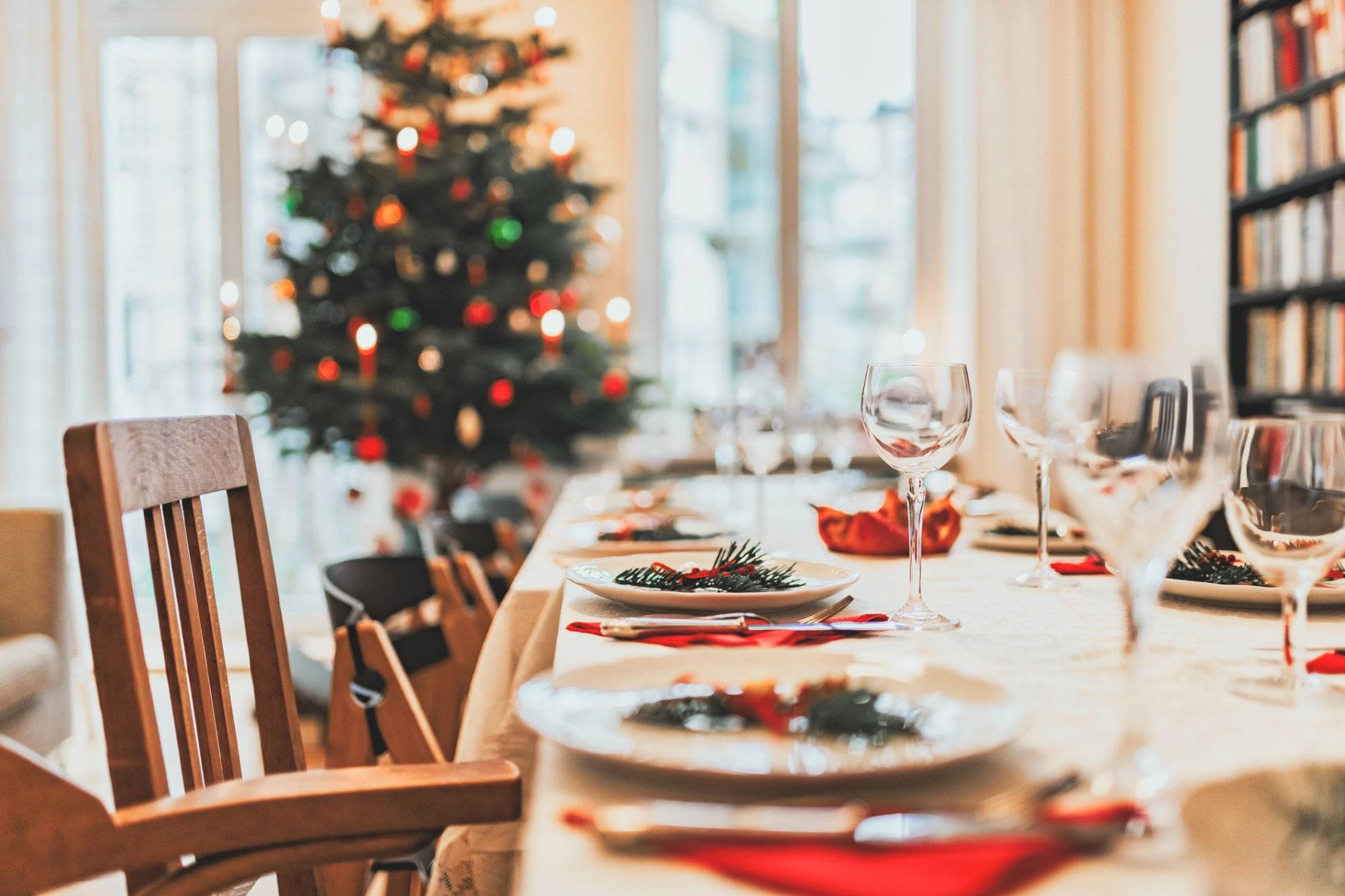 christmas dining table Enjoy Delicious Holiday Food in Garland at Firewheel Market